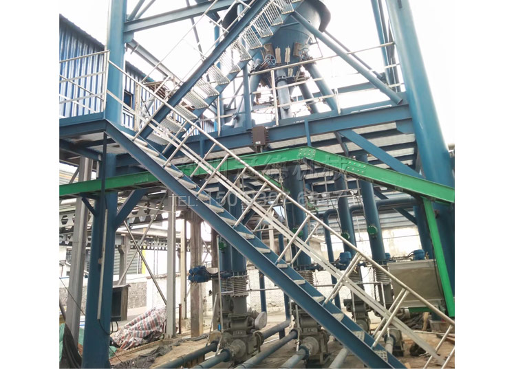 冠德消石灰氣力噴射輸送泵現(xiàn)場